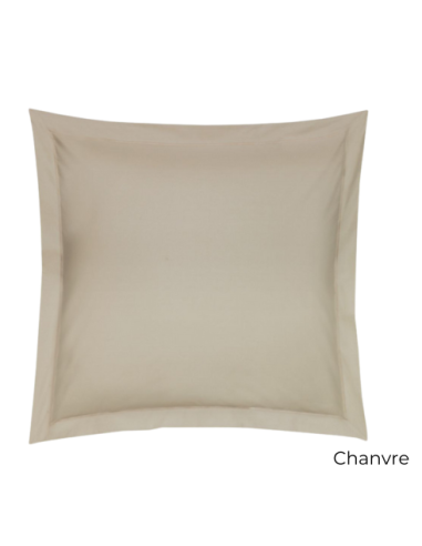 Taie d'oreiller satin de coton Taie d'oreiller satin de coton