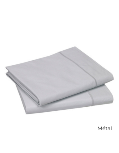Drap plat satin de coton Drap plat satin de coton