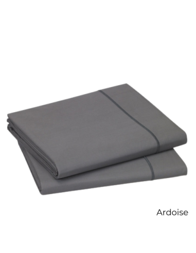 Drap plat satin de coton Drap plat satin de coton