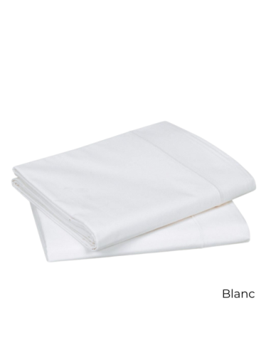 Drap plat satin de coton Drap plat satin de coton