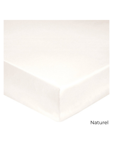 Drap housse satin de coton Drap housse satin de coton
