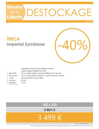 Matelas Imperial Symbiose 180 x 200